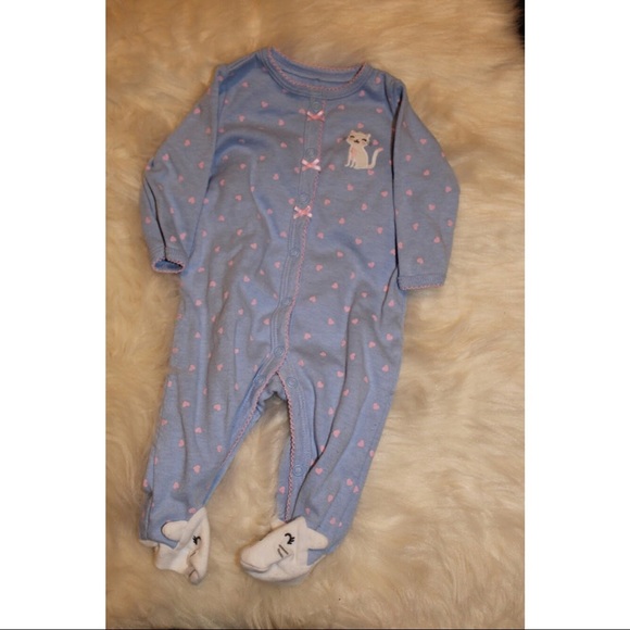 Toddler Girls Periwinkle Polka Dot Unicorn Pajama Sleeper